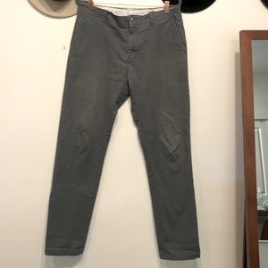Urban Outfitters Light Sage Skinny Chino Pants